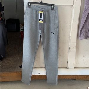 Grey puma sweatpants